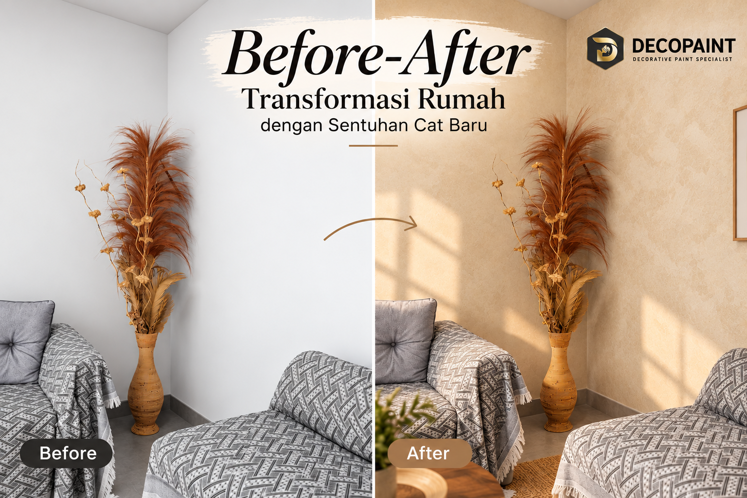 Before-After: Transformasi Rumah dengan Sentuhan Cat Baru